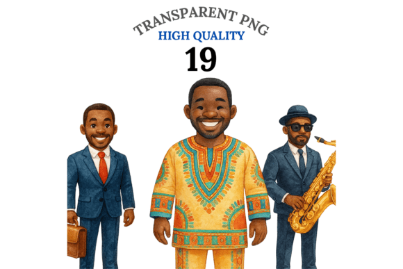 19 Black Classy Man Clipart: Elevate Your Designs with Elegance and Diversity