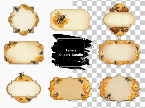 Bee Labels Frames: Add Rustic Charm to Your Projects