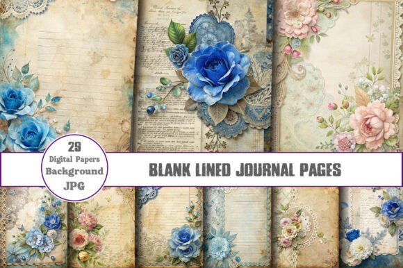 Blank Lined Journal Pages