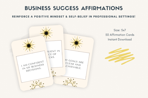 Business Success Affirmation Cards: A Practical Tool for Entrepreneurs and Professionals