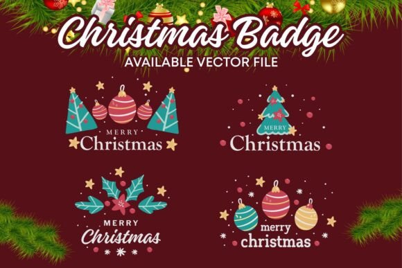 Christmas Badge: A Versatile Tool for Festive Design