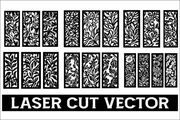 Elegant Laser Cut Floral Pattern