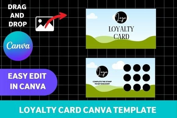 Loyalty Card Canva Template